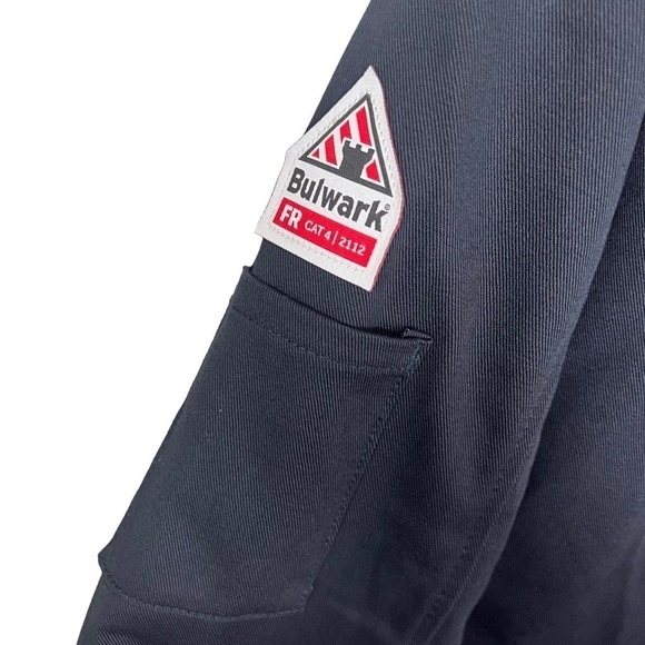 New Men’s Bulwark Flame Resistant 9 Oz Twill Cotton Excel Jacket Size S - Picture 7 of 11